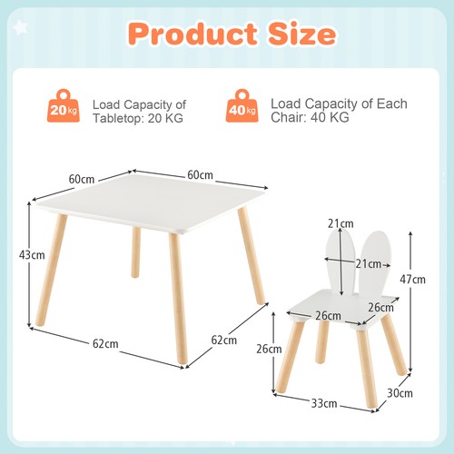 Table and chairs - chairs, set