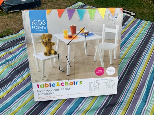 Kids wooden table and chairs - kids,