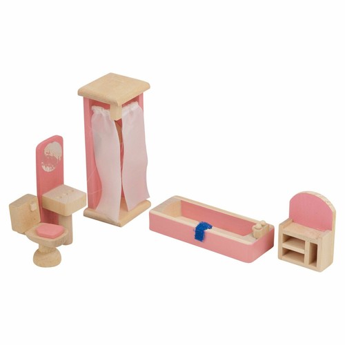 Children wooden doll house - wooden,