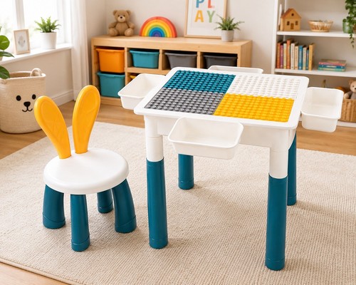 Kids table chair desk set - &,