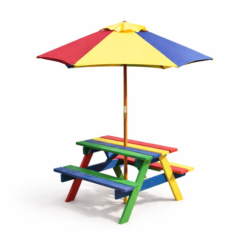 Kids picnic table wooden - picnic,
