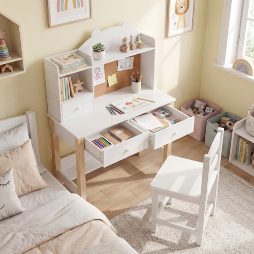 Kids desk and chair set - kids,