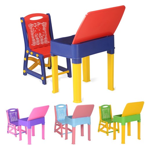 Children study table and chair - study,
