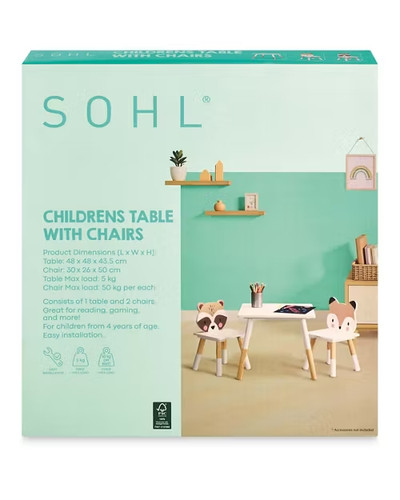 Aldi sohl children - sohl, wooden