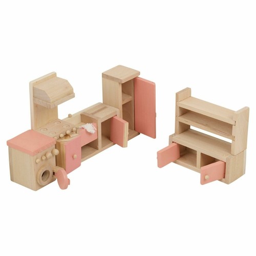 Children wooden doll house - children,