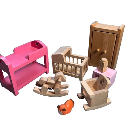 Wooden dolls house - house, children's
