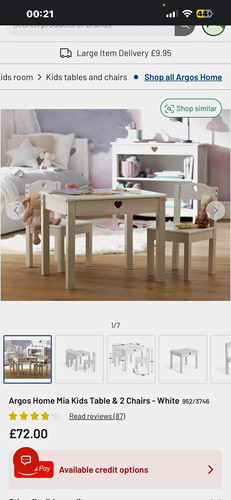 Argos home mia - argos,