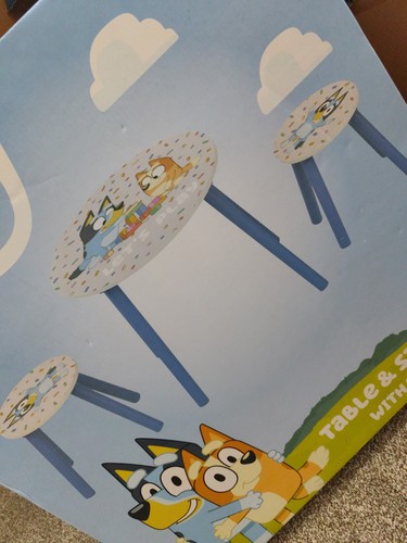 Bluey table stool set of - bluey,