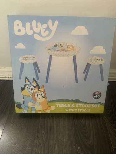 Bluey table and stool - table,