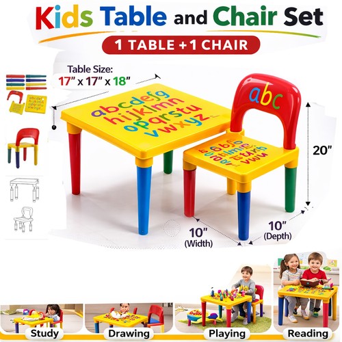 Kids abc chairs - and, table