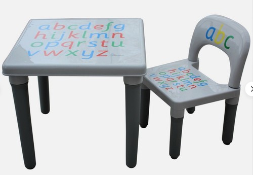Kids table and chair - table,