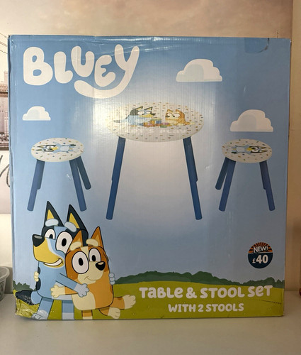Bluey children 3pc wood - bluey,