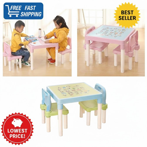 School kids table and chair - and,